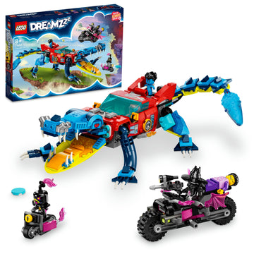 مجموعة لعبة بناء السيارة التمساحية للأطفال 71458 من LEGO® DREAMZzz™ (494 قطعة)