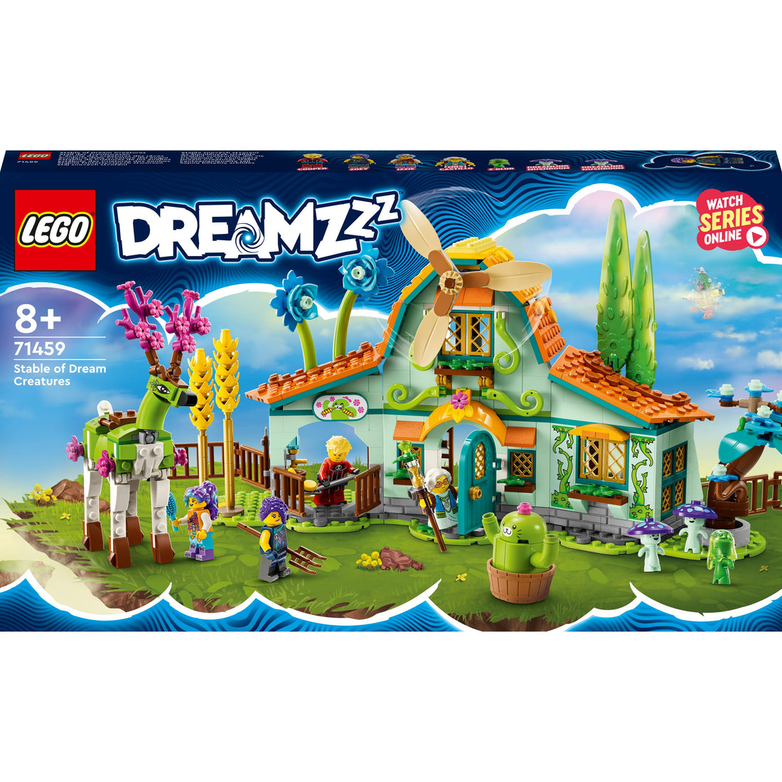 مجموعة لعبة بناء إسطبل كائنات الأحلام 71459 من LEGO® DREAMZzz™ (681 قطعة)