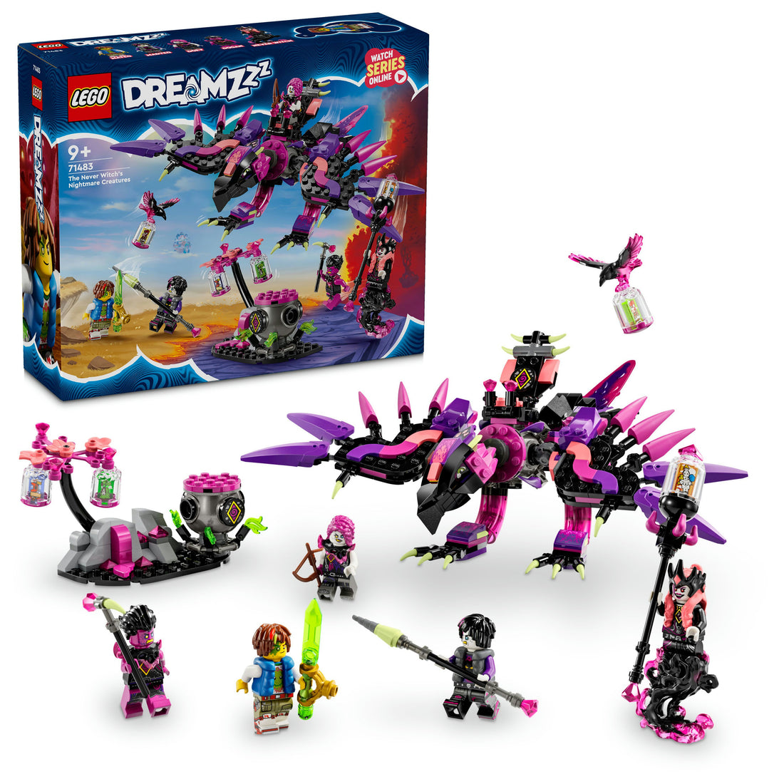 مخلوقات كوابيس ساحرة العدم 71483 من LEGO® DREAMZzz™