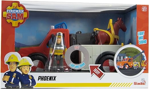 Fireman Sam Phoenix incl. Figurine and Horse