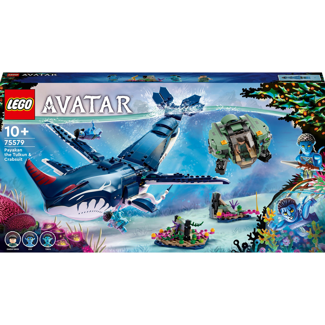 مجموعة بناء باياكان التولكون وغواصة السلطعون 75579 من LEGO® Avatar (761 قطعة)