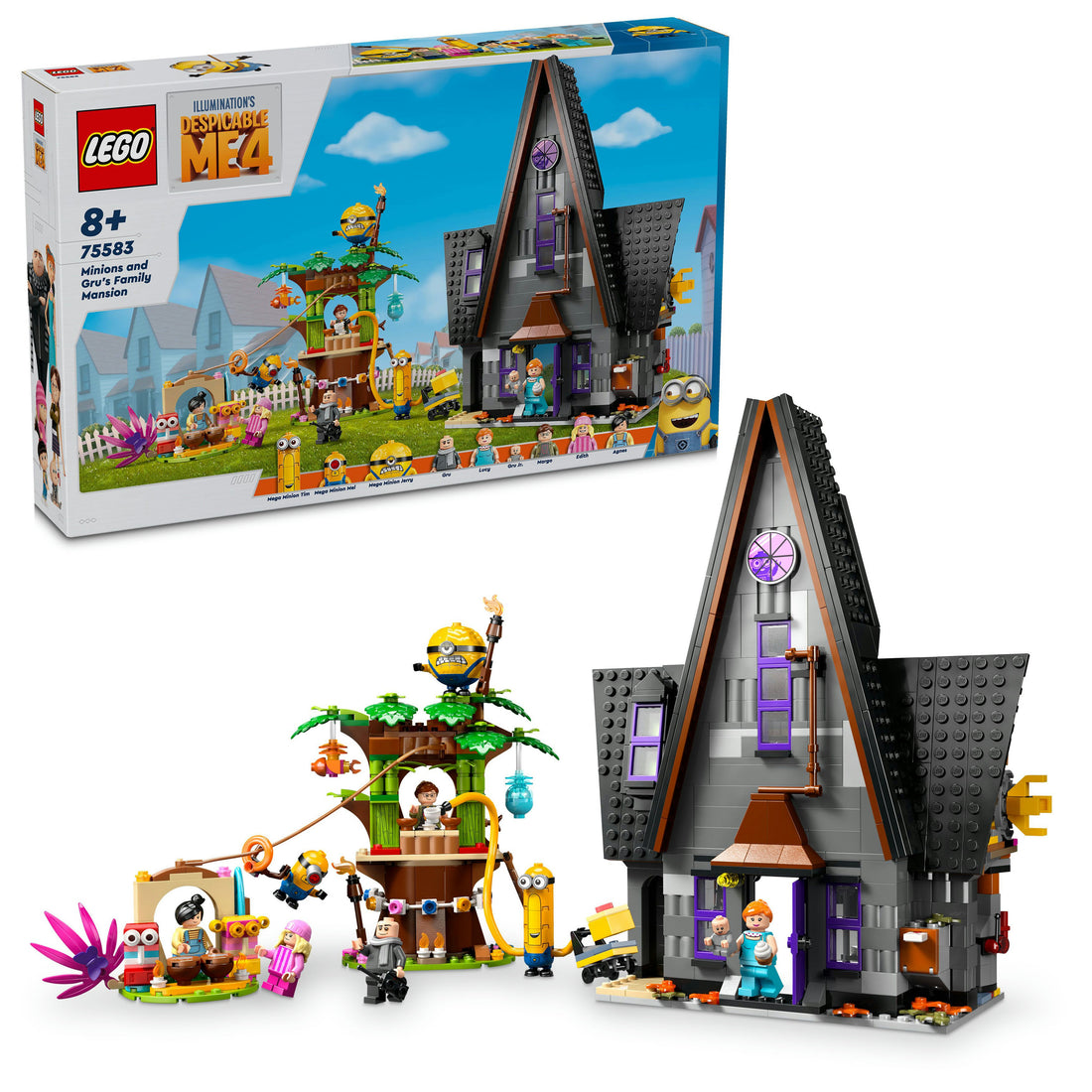 مينيونز وقصر عائلة غرو 75583 من LEGO® Despicable Me 4