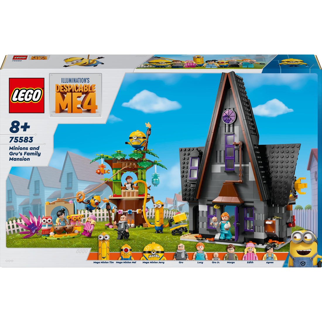 مينيونز وقصر عائلة غرو 75583 من LEGO® Despicable Me 4