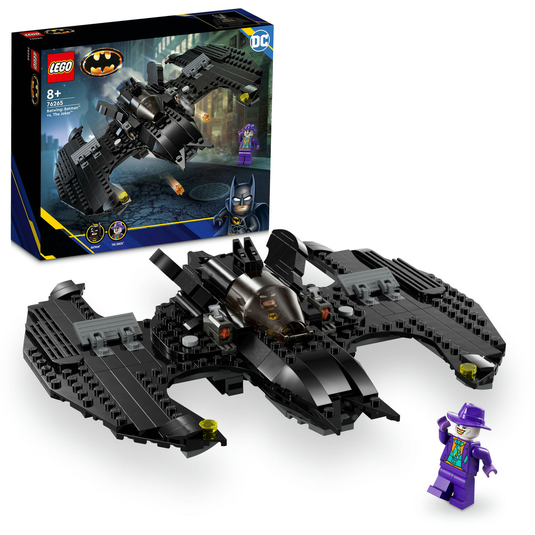 مجموعة لعبة بناء باتوينغ: باتمان™ مقابل الجوكر™ 76265 من LEGO® DC (357 قطعة)
