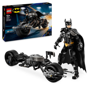 شخصية الرجل الوطواط™ القابلة للبناء ودراجة الوطواط 76273 من LEGO® DC Batman™