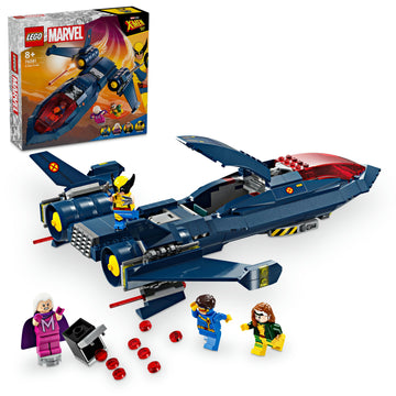 اللعبة القابلة للبناء طائرة إكس جيت الخاصة بالرجال إكس 76281 من LEGO® Marvel