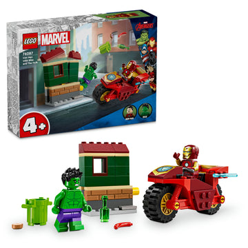 مجموعة الرجل الحديدي مع الدراجة وهالك 76287 من LEGO® Marvel