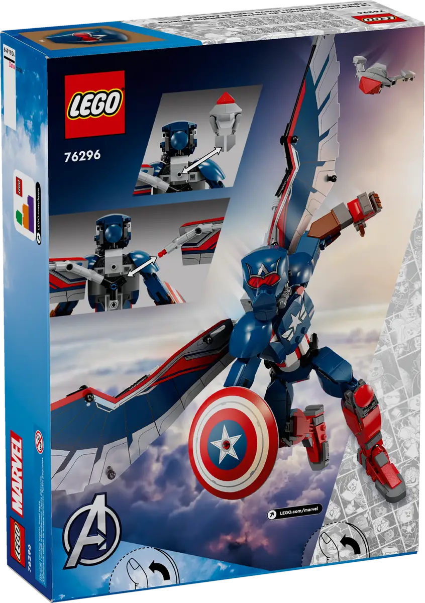 76296 New Captain America Construction Figure
