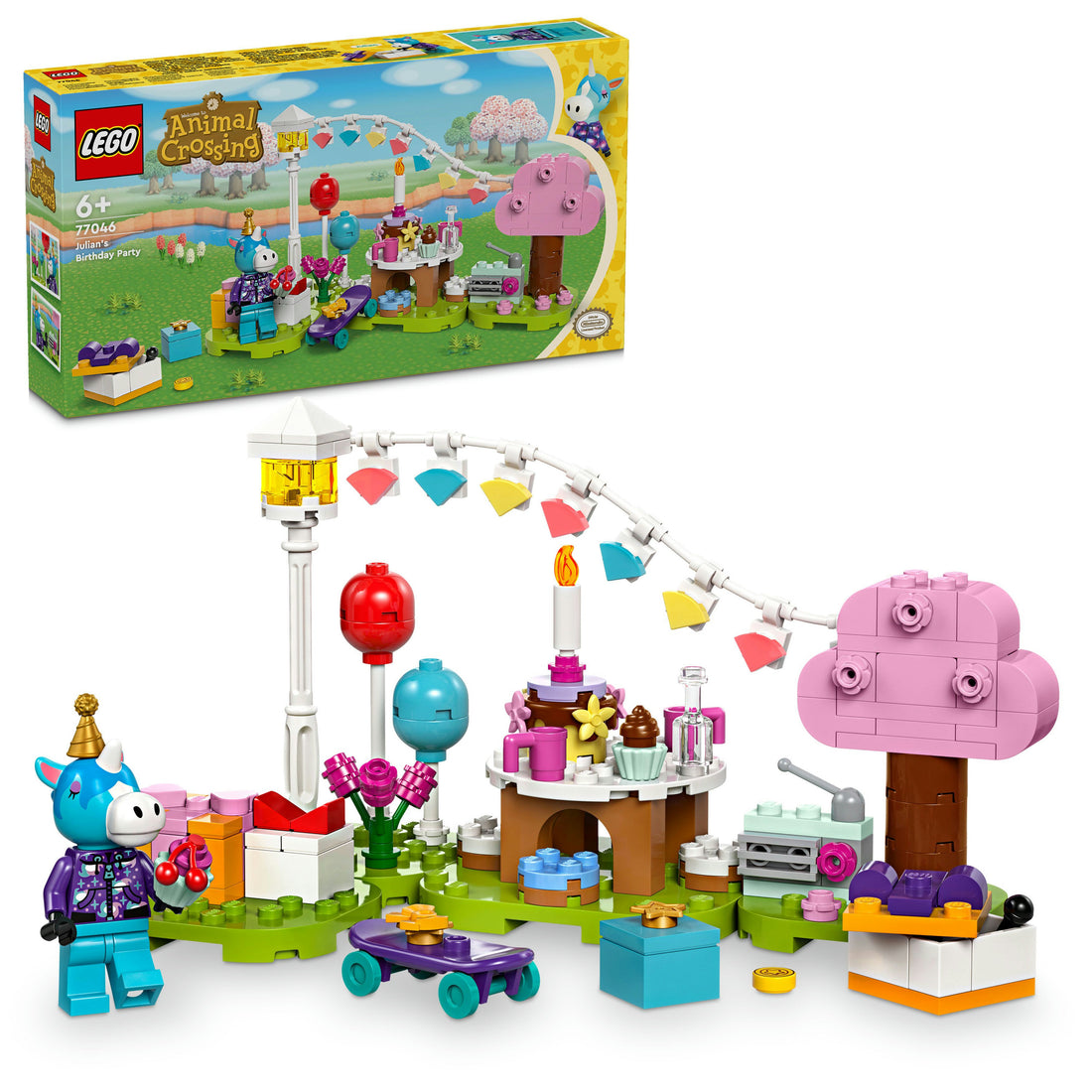 حفل عيد ميلاد Julian رقم 77046 من LEGO® Animal Crossing™