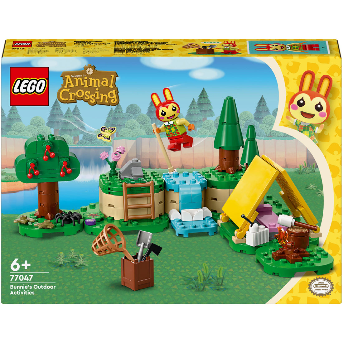 أنشطة Bunnie الخارجية 77047 من LEGO® Animal Crossing™