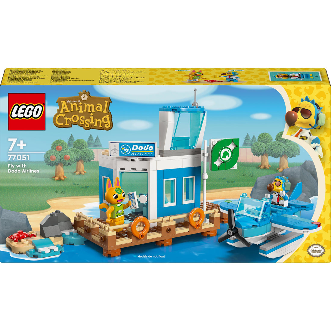 لعبة المطار الطيران على متن خطوط Dodo Airlines 77051 من LEGO® Animal Crossing™