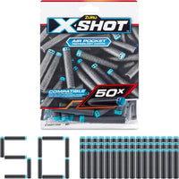 X-Shot Excel 50PK Refill Darts Foilbag