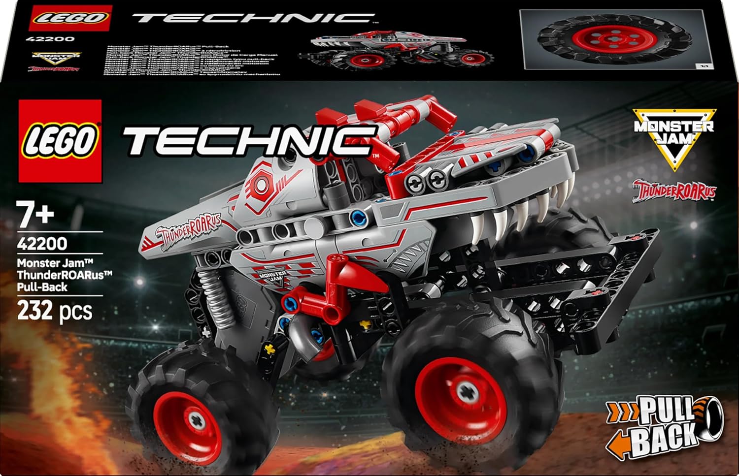 LEGO 42200 Monster Jam ThunderROARus Pull-Back