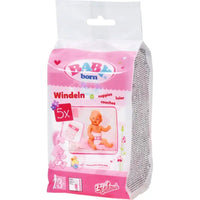 Baby Born Accs Nappies Shrinked 5pk