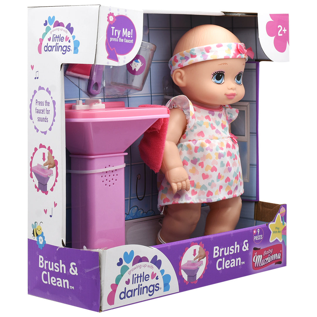 بيبي مزيونة مع فرشاة أسنان 10 إنشاً