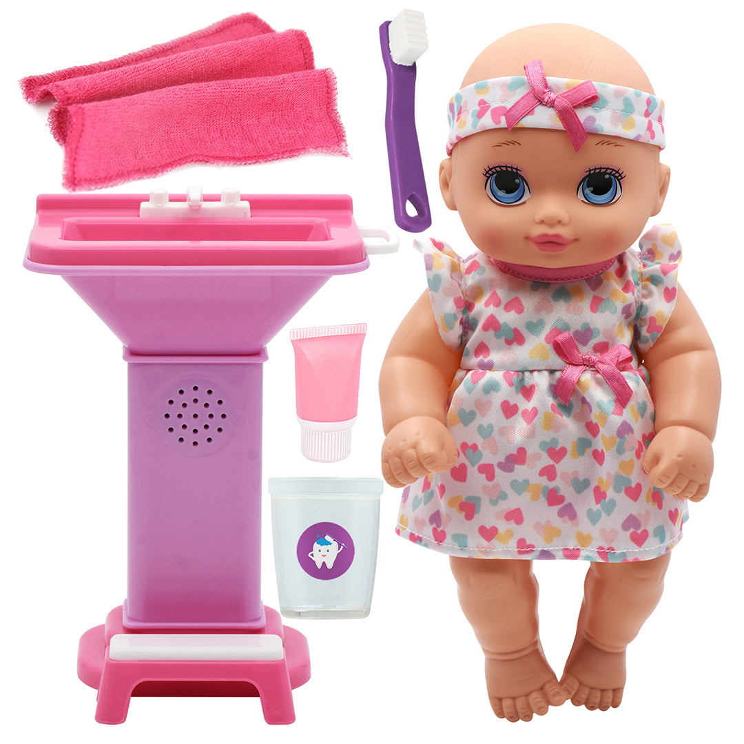 بيبي مزيونة مع فرشاة أسنان 10 إنشاً