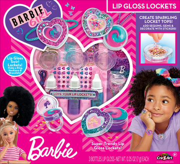 Barbie Sparkling Sweet Heart Lip Gloss Lockets