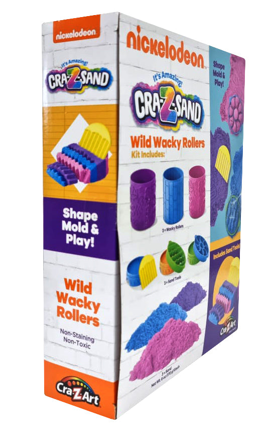 CraZArt Nickelodeon Wacky Wild Sand 3 Pack Jars
