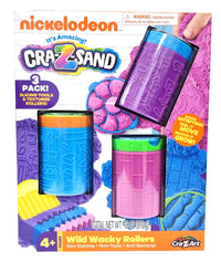 CraZArt Nickelodeon Wacky Wild Sand 3 Pack Jars
