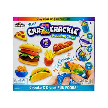 Cra-Z-Crackle Clay Create & Crack Fun Foods