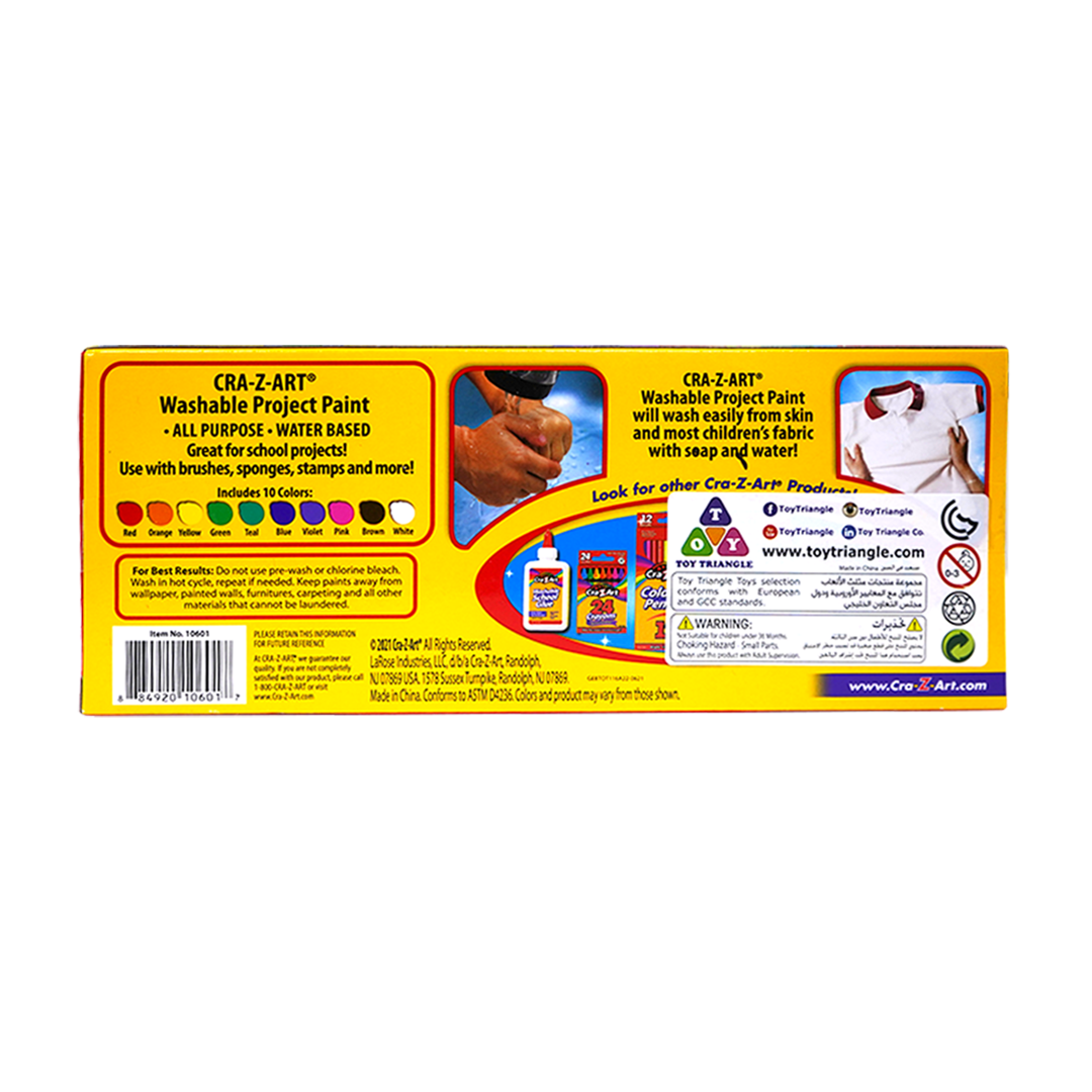 CraZart 10 x 2oz Poster Paint Pots