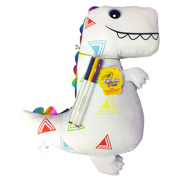 Crayola Colour Me Dinosaur Pillow
