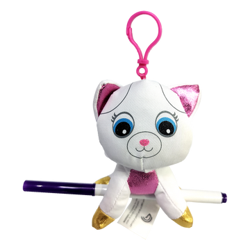 Crayola Colour Me Plush Backpack Clip (Unicorn / Cat)