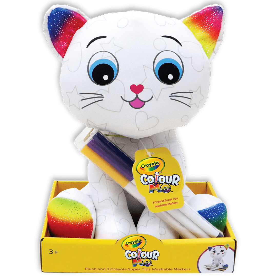 Crayola Colour Me Plush Cat