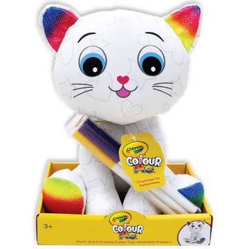 Crayola Colour Me Plush Cat