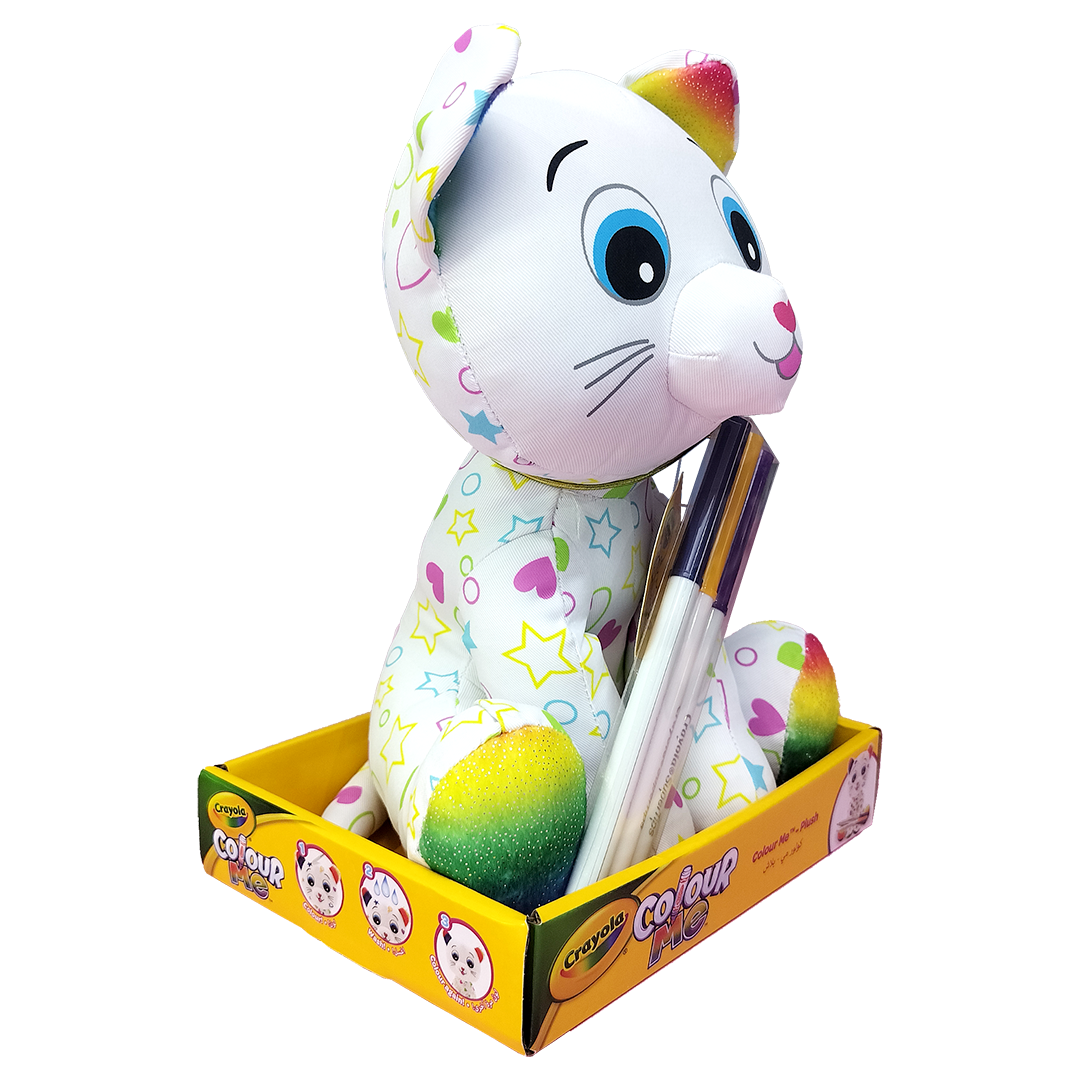 Crayola Colour Me Plush Cat
