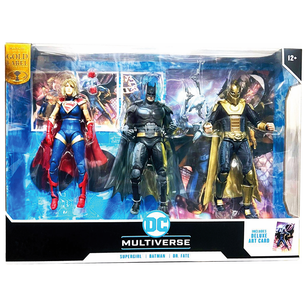 DC Comics Multiverse 7inch 3pk Injustice 2 [Batman/Dr. Fate DC Comics Multiverse 7inch 3pk Injustice 2 [Batman/Dr. Fate