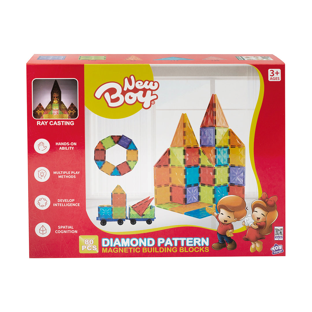 NewBoy Magnetic Building Block (80pcs)