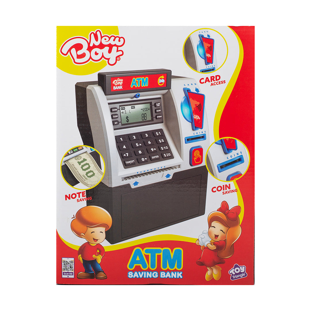 نيوبوي جهاز الصرّاف الآلي
 "ادخر نقودك ثم اسحبها" (وردية)