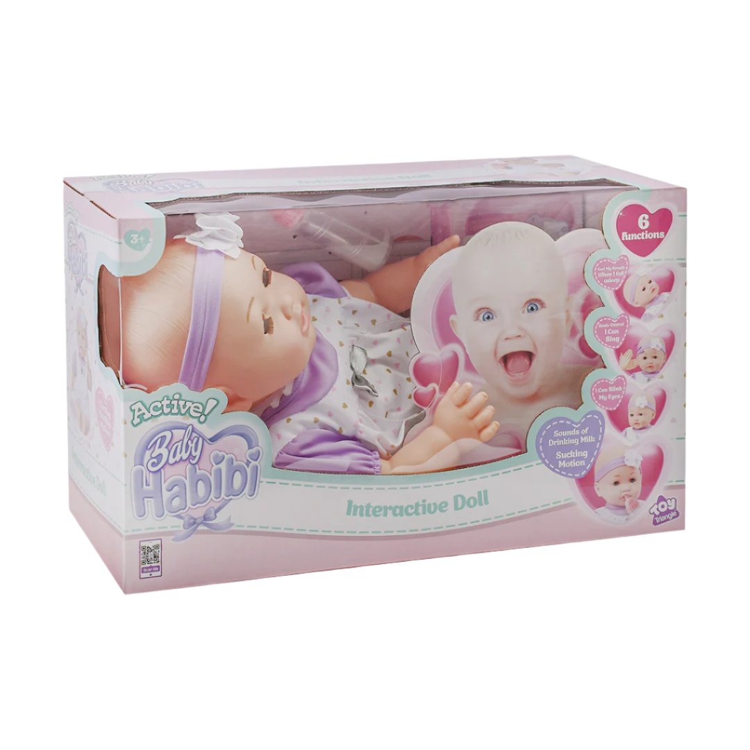 دمية بيبي حبيبي - دميتي التفاعلية
  قياس 16 إنشاً (تفاعلية)