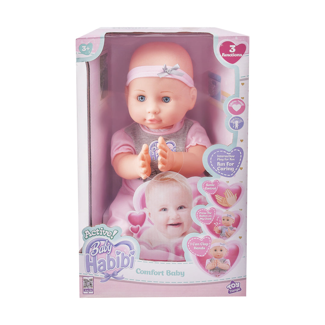 دمية بيبي حبيبي - دميتي تصفّق
  قياس 14 إنشاً (تفاعلية)