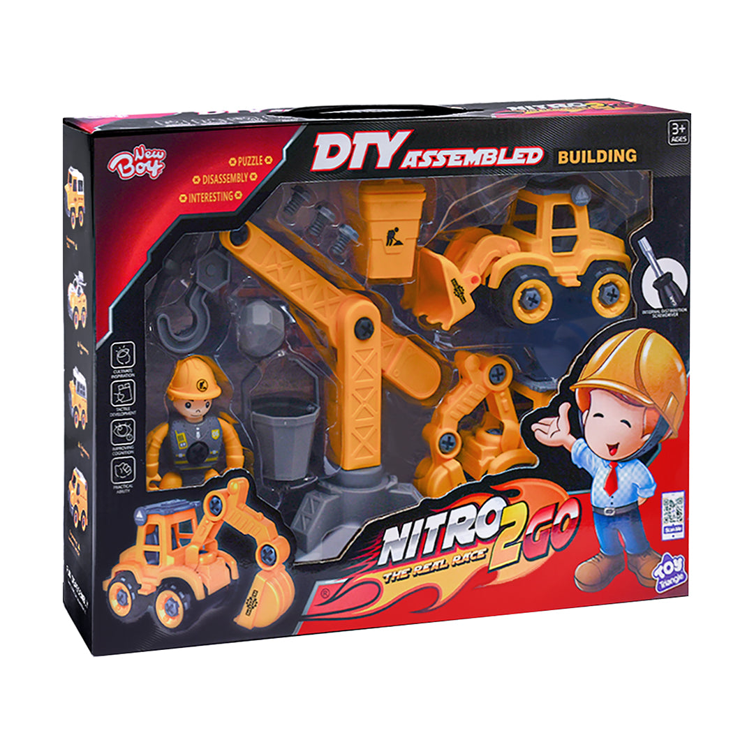NewBoy Nitro2Go Assembling Car Set Building (11pcs)
