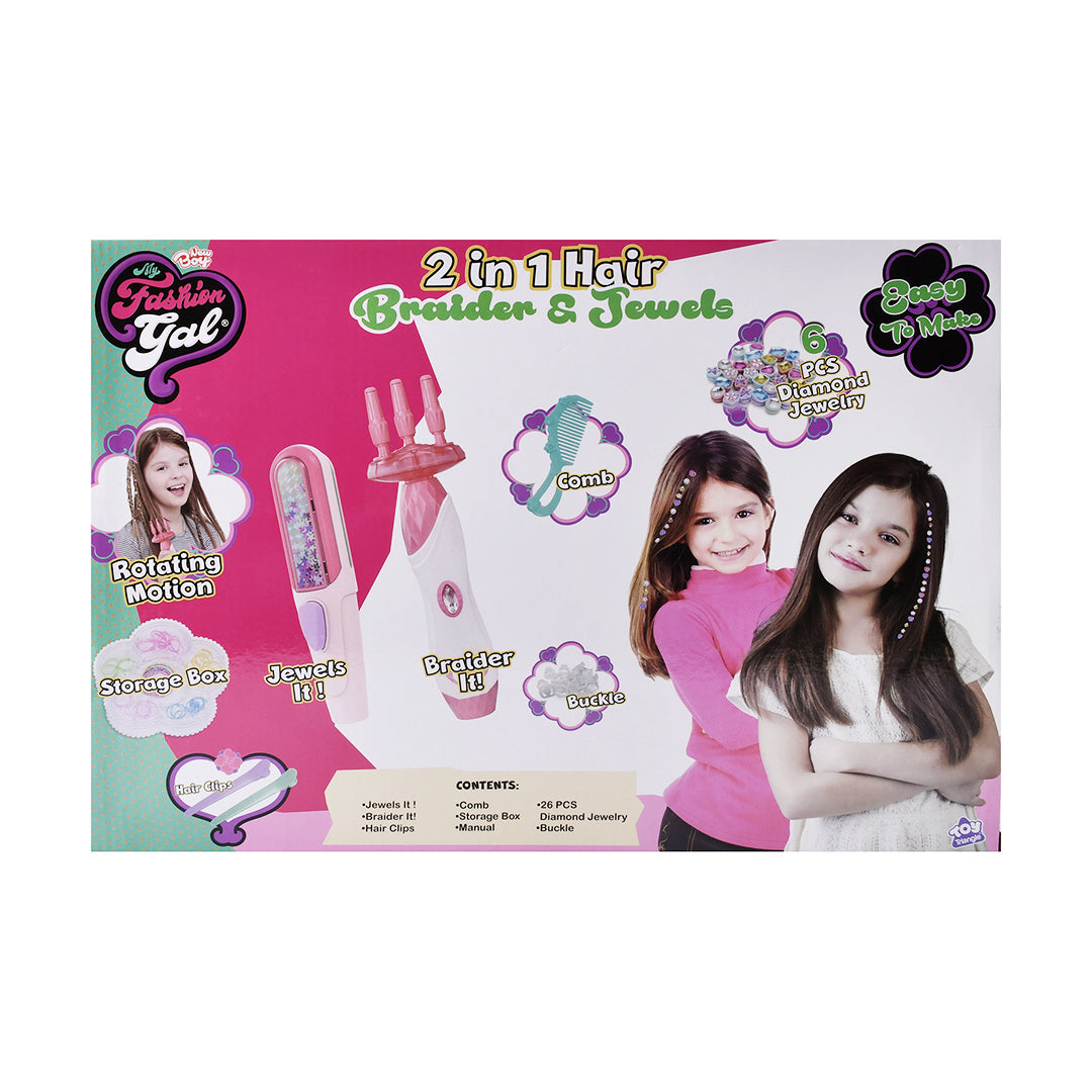 My Fashion Gal 2-in1 Hair Braider & Jewels