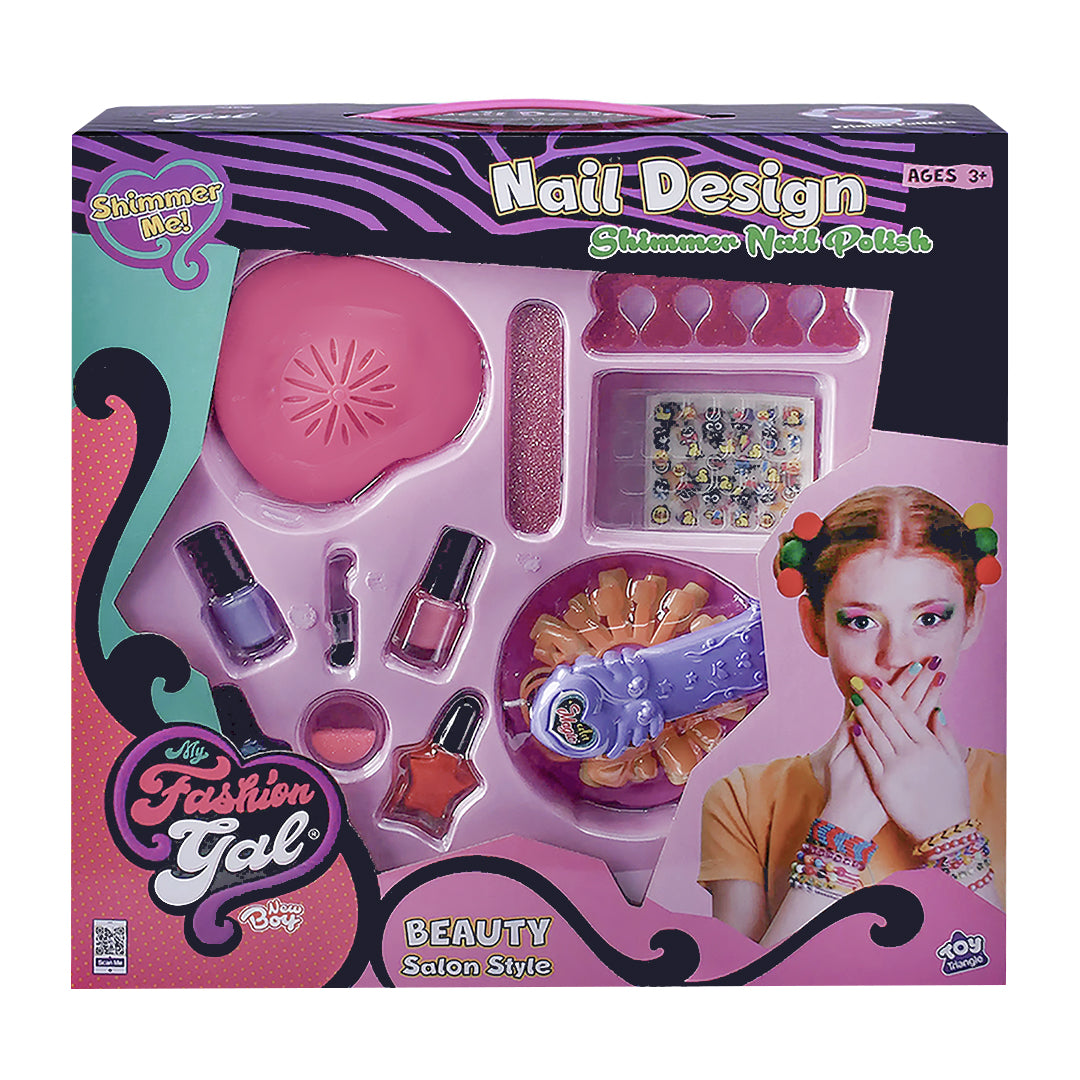 My Fashion Gal Nail Design Shimmer Nail Polish