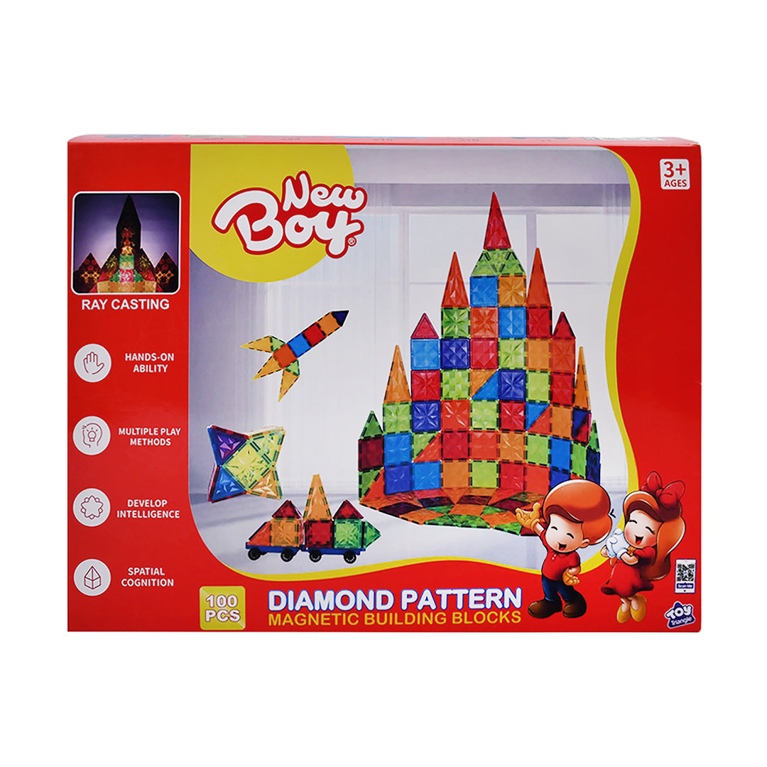 NewBoy Magnetic Building Block (100pcs)