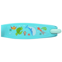 BOLDCUBE Teeny 3 Wheel Scooter Folding Ocean (Aqua)