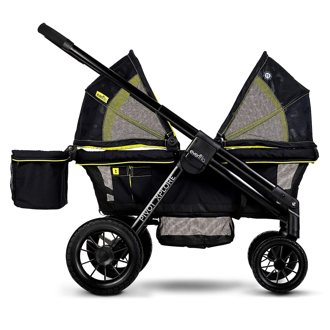 Evenflo Pivot Xpand Modular Travel System with LiteMax Infant Car Sea