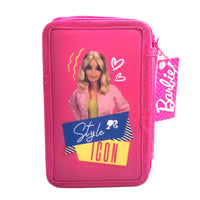 Barbie 3 Zippers Pencil Case