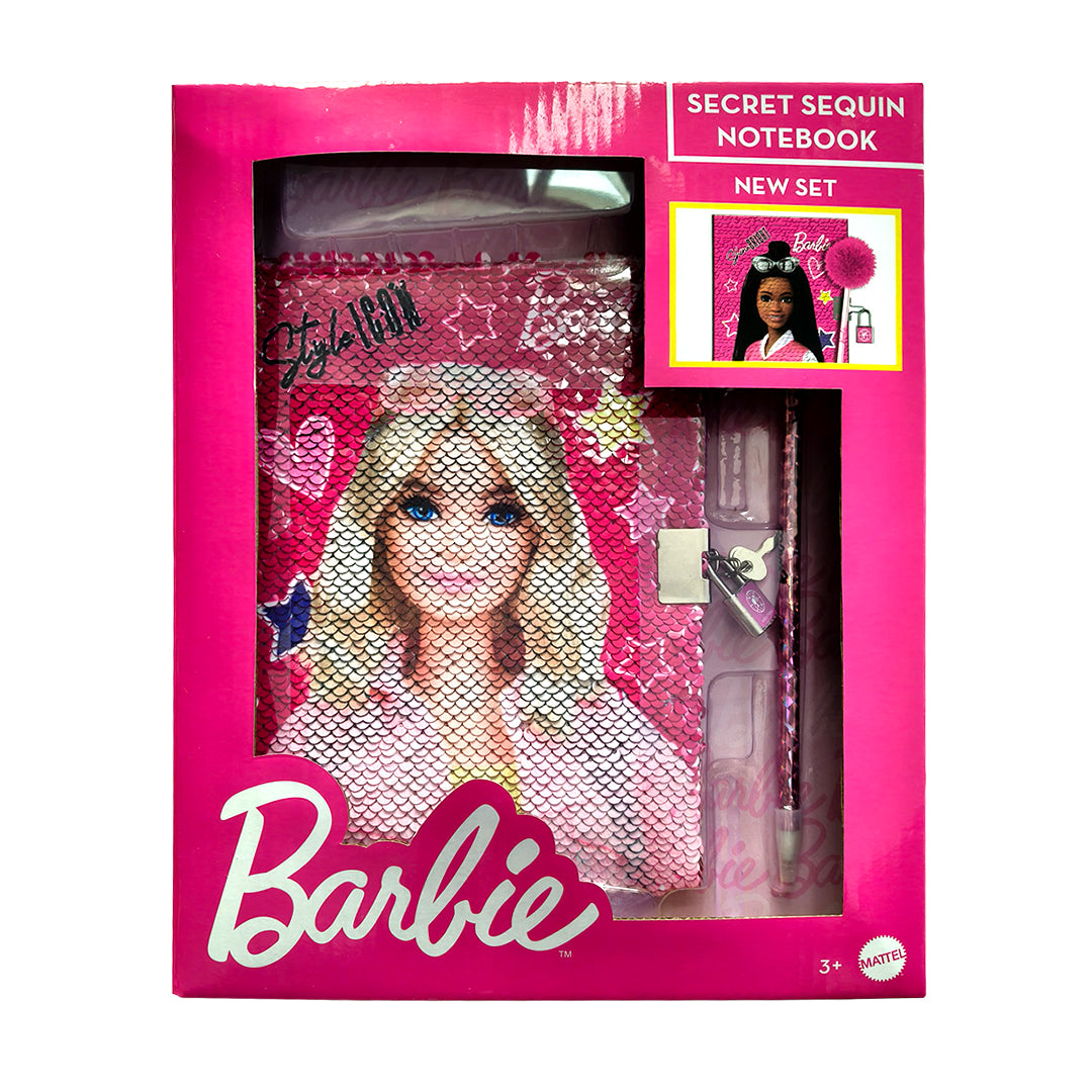 Barbie Secret Sequin Notebook