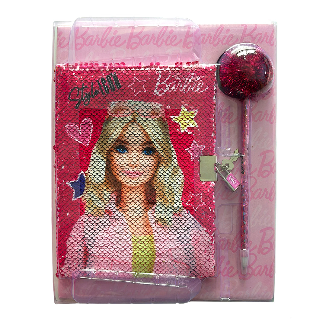 Barbie Secret Sequin Notebook