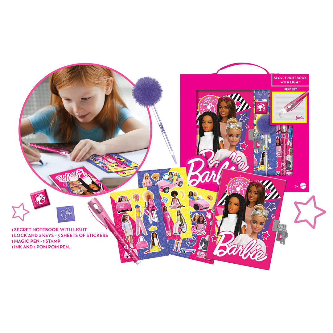 Barbie Secret Notebook with Light