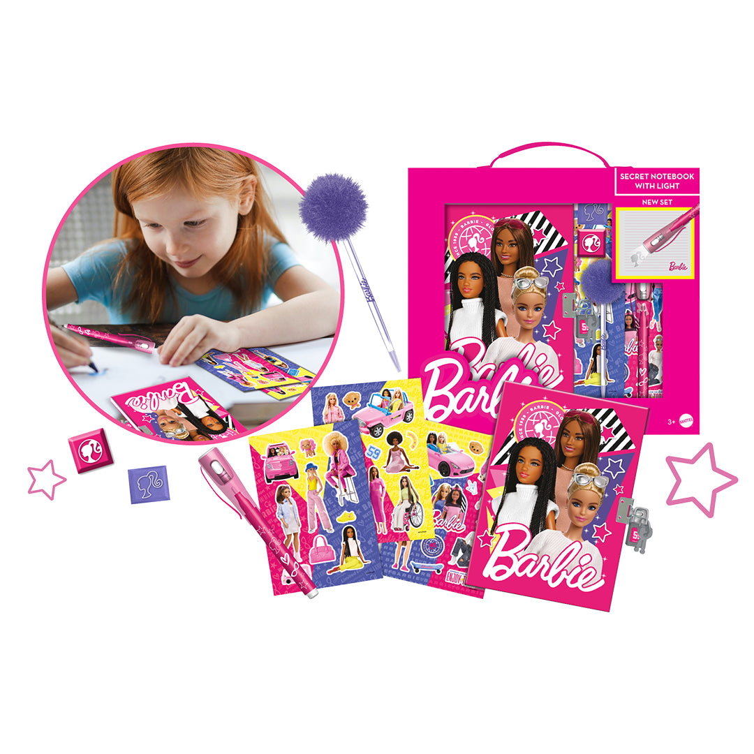 Barbie Secret Notebook with Light