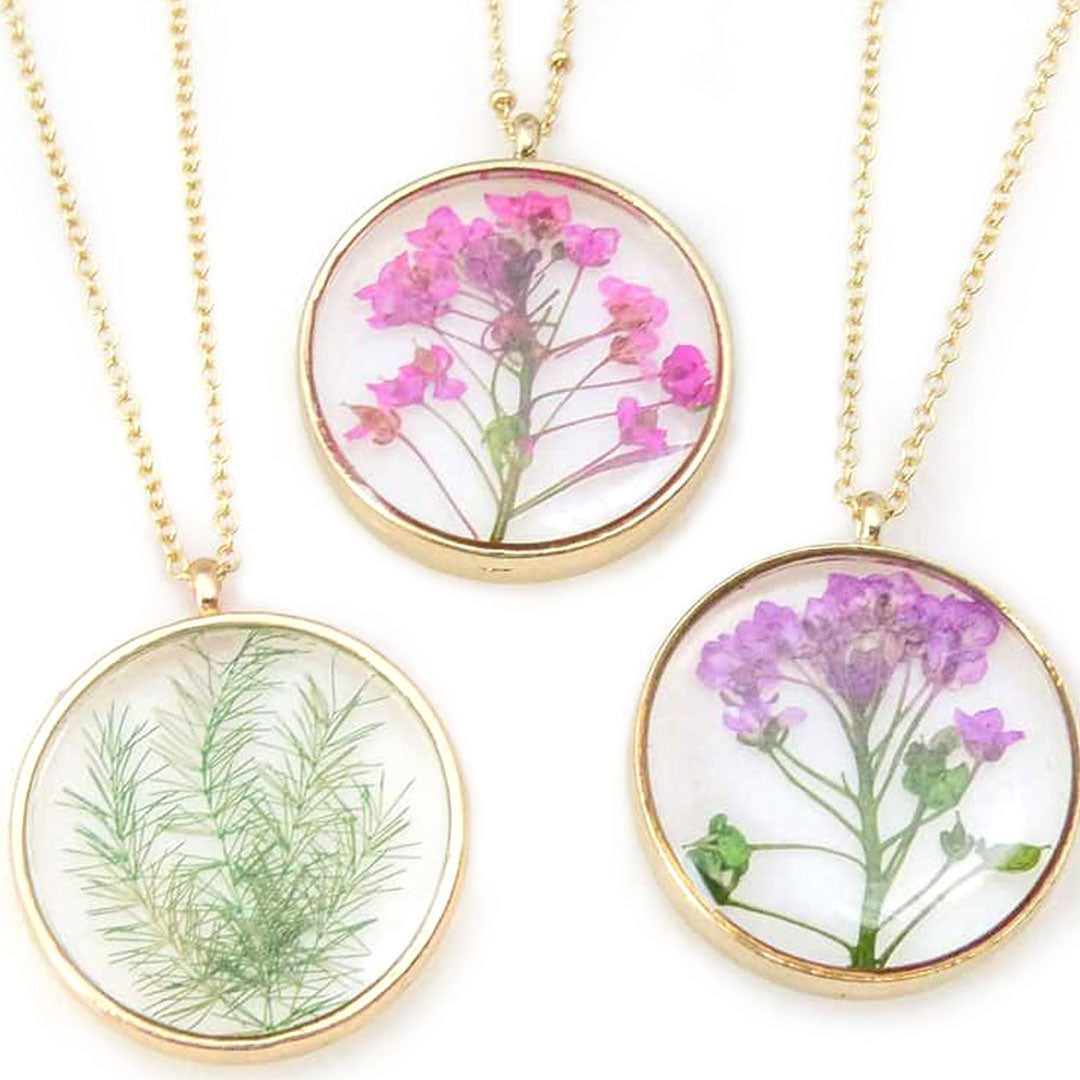 فاشن تايم القلادة الكريستالية الشفافة