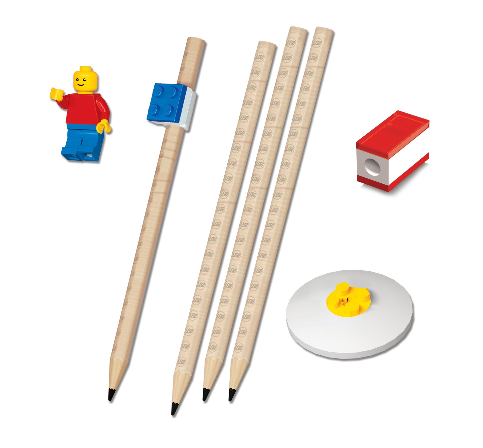 Lego IQ Pencil Set w/ Minifigure