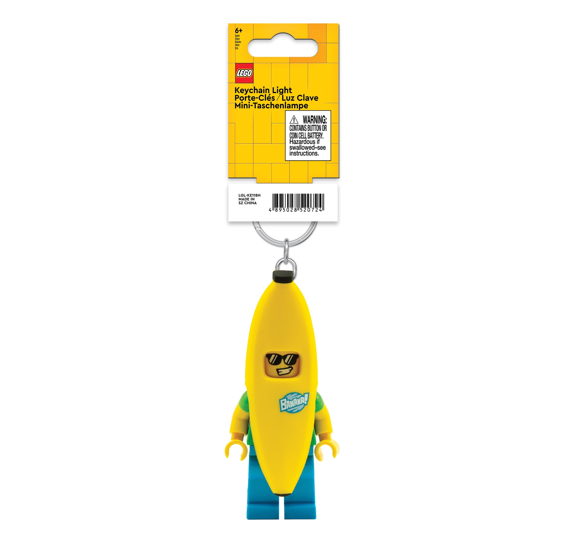 Lego IQ Minifigures Keychain Light Buffet