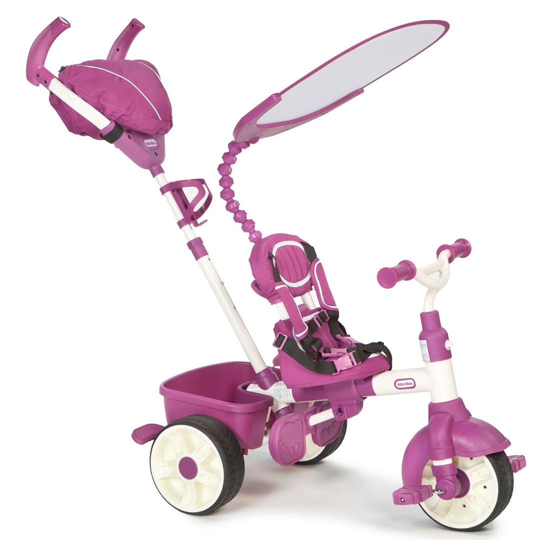 Little Tikes 4-in-1 Sports Edition Trike (Pink/White)